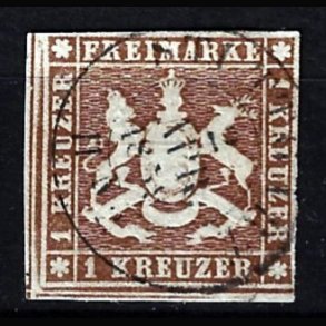 W�rttemberg stemplet AFA 11