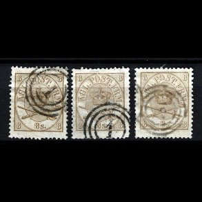 Danmark AFA 14 stemplet 3 stk. p�ne AFA kr. 3.900,00