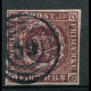  Danmark AFA 1 - 4 RBS Thiele IIb med nr. stempel 59 Rudkj�bing - 3007   