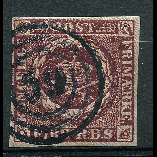  Danmark AFA 1 - 4 RBS Thiele IIb med nr. stempel 59 Rudkjbing - 3007   