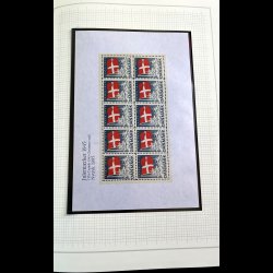 Danmark julem�rker sm�ark NYTRYK komplet 1904-2001 i nyt Leuchtturm album AFA 6.000,00