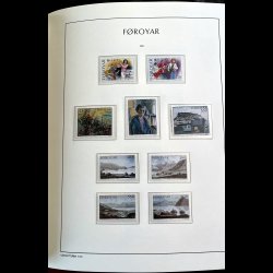 F�r�erne samling postfrisk 1975-2011 komplet i nyt Leuchtturm album