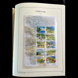 F�r�erne samling postfrisk 1975-2011 komplet i nyt Leuchtturm album