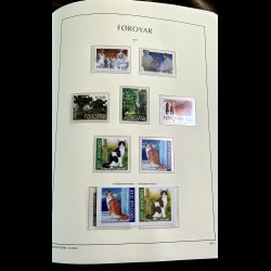 F�r�erne samling postfrisk 1975-2011 komplet i nyt Leuchtturm album