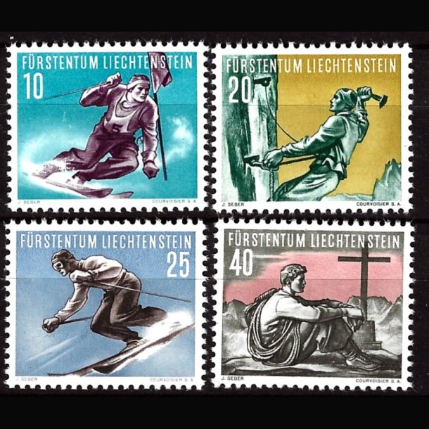 Liechtenstein postfrisk AFA nr. 342-345