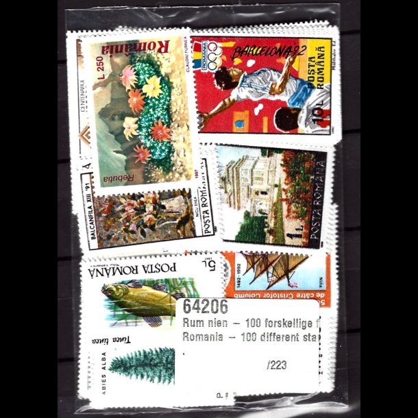 Rum�nien postfriske 100 stk. forskellige