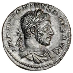 Romerske kejserd�mme, Elagabalus,, �r 218-222 e.kr., Denar, Rom se beskrivelse kval. 1+