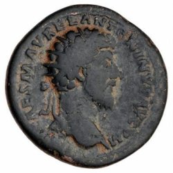 Romerske kejserdmme, Marcus Aurelius, r 161-180 e.kr. se beskrivelse kval. 1