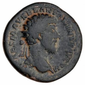 Romerske kejserd�mme, Marcus Aurelius, �r 161-180 e.kr. se beskrivelse kval. 1
