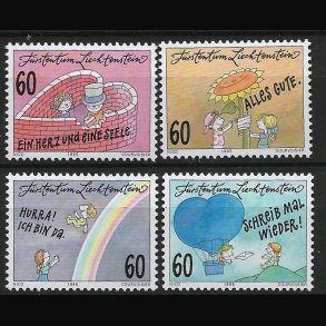 Liechtenstein postfrisk AFA nr. 1101-1104