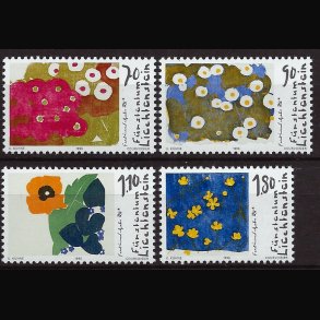 Liechtenstein postfrisk AFA nr. 1122-1125