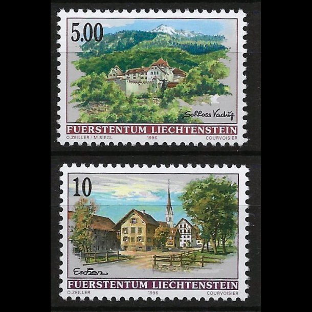 Liechtenstein postfrisk AFA nr. 1116-1117