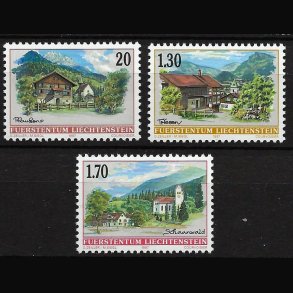 Liechtenstein postfrisk AFA nr. 1137-1139