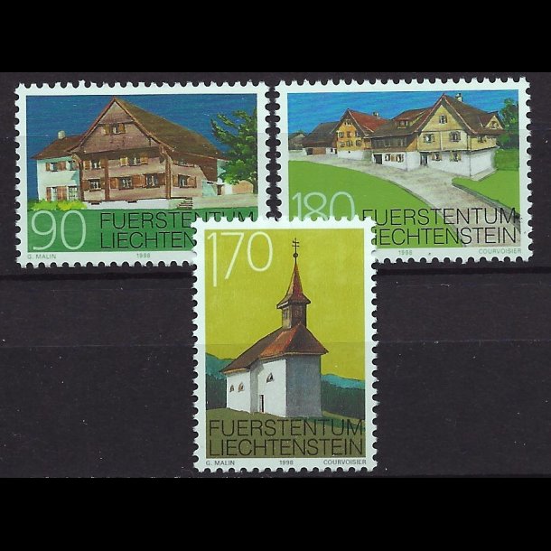 Liechtenstein postfrisk AFA nr. 1176-1178