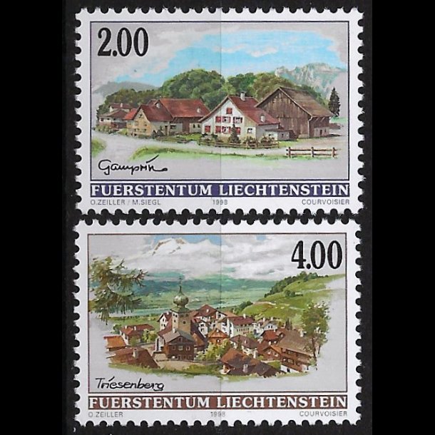 Liechtenstein postfrisk AFA nr. 1167-1168