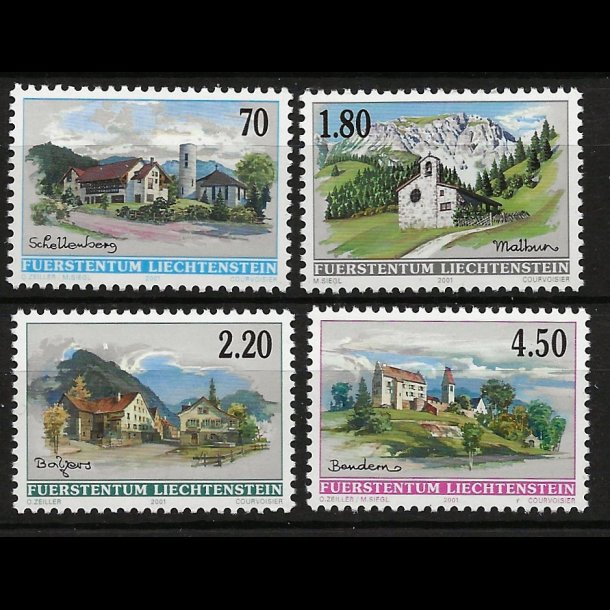 Liechtenstein postfrisk AFA nr. 1252-1255