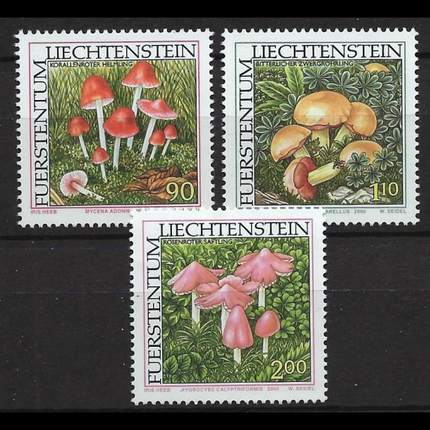 Liechtenstein postfrisk AFA nr. 1242-1244