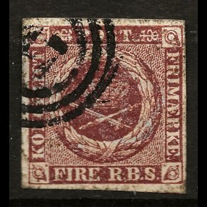 Danmark AFA 1 - 4 RBS Thiele Ia p�nt m�rke - 1035