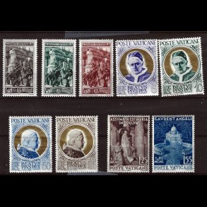 Vatikanet postfrisk AFA 196-204 AFA kr. 583,00