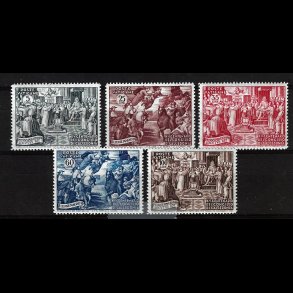 Vatikanet postfrisk AFA 205-209 AFA kr. 800,00