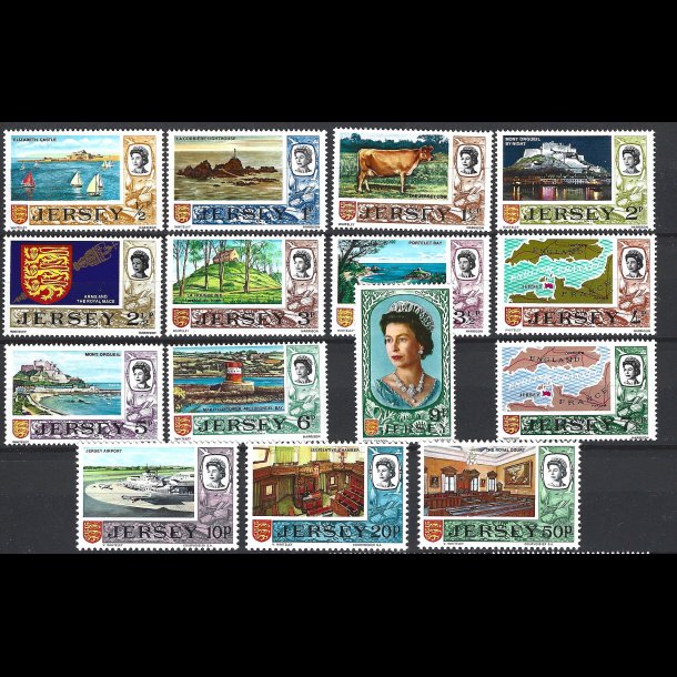 Jersey postfrisk AFA 28-42